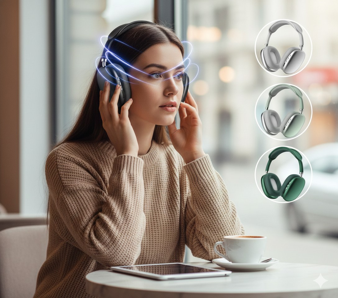 Audifonos Bluetooth P9 Plus Diadema